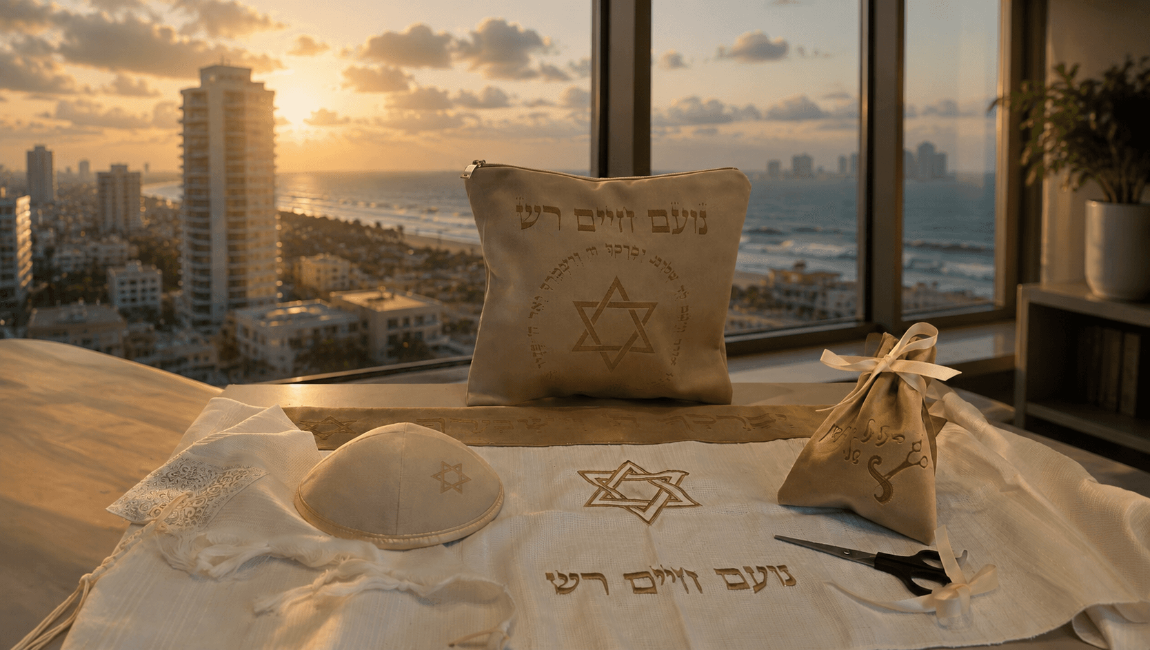 סט חלאקה מגן דוד